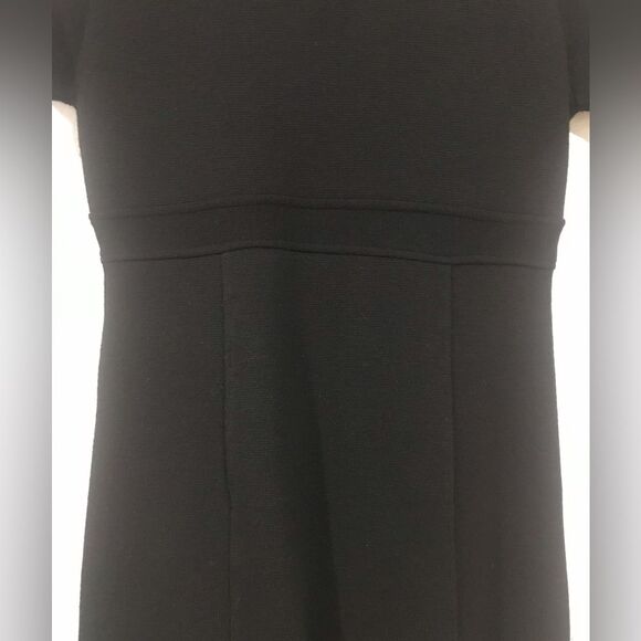 Ann Taylor wool dress Classic Black closet staple timeless academic women’s M - Picture 4 of 7